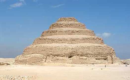 Zoser pyramid in Egypt