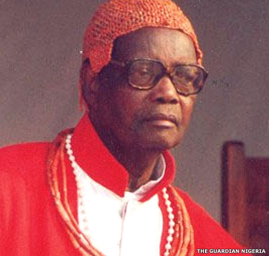 The late Odo Erediauwa of Nigeria