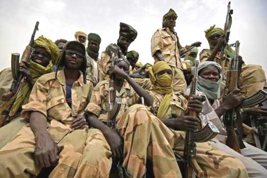Sudanese Janjaweed fighters