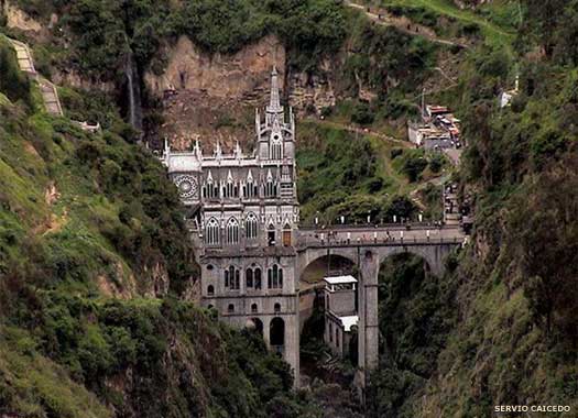 The Sanctuary of Our Lady of Las Lajas in Colombia