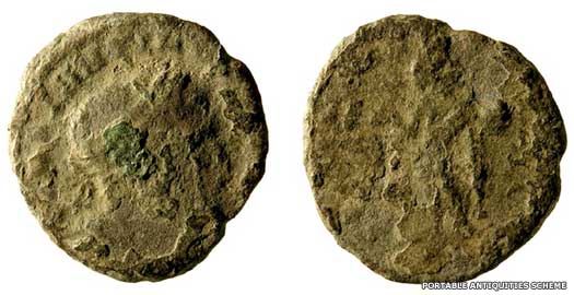 Byzantine coins on the Isle of Wight