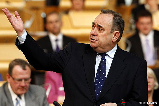 The SNP's Alex Salmond in 2007