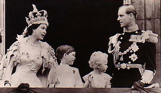 The coronation of Queen Elizabeth II 1953