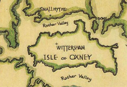 Isle of Oxney map