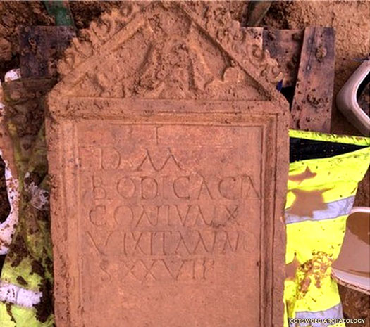 Bodica tombstone of Corinium