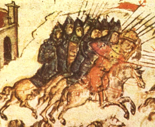 Bulgarian troops of the eighth century