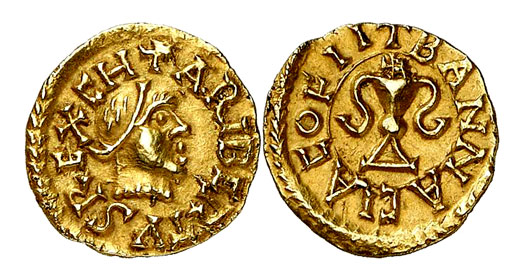 Coin of Charibert II
