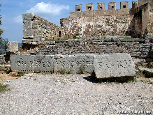 The ruins of Sagantum in Spain