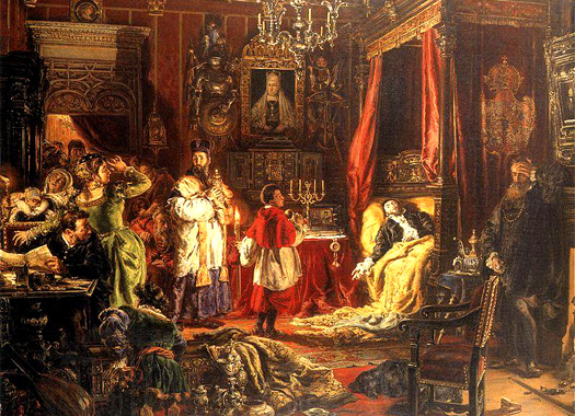 The death of Sigismund II