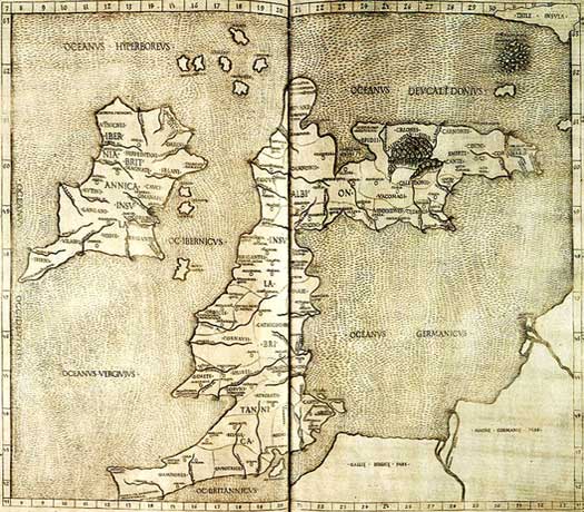 Ptolemy's map of Britain