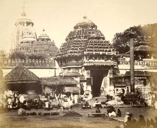 The temple of Jagannatha at Puri