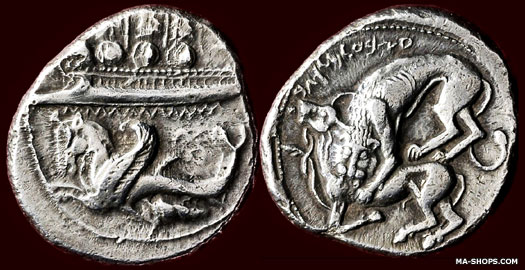 Byblos coin c.365-350 BC