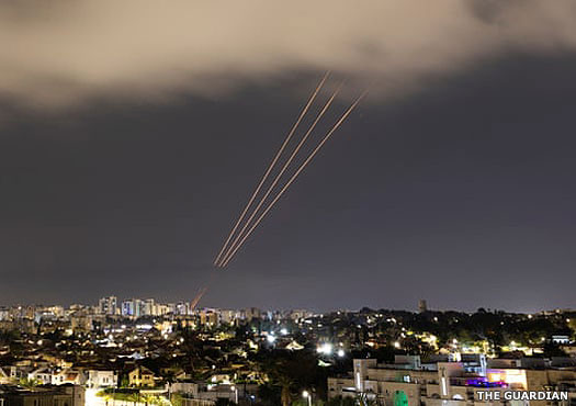 Iran strikes at Israel with missiles and drones