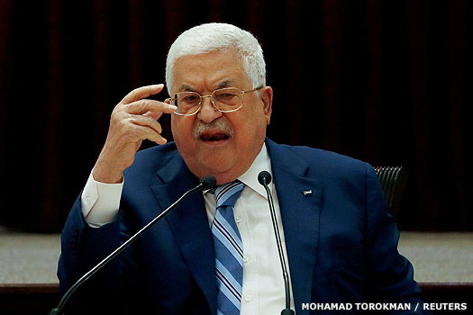 Mahmoud Abbas, president of the state of Palestine