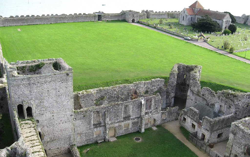 Portchester Castle, Hampshire, by Guy Fogwill