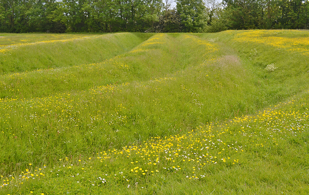 Richborough Roman Fort in Kent