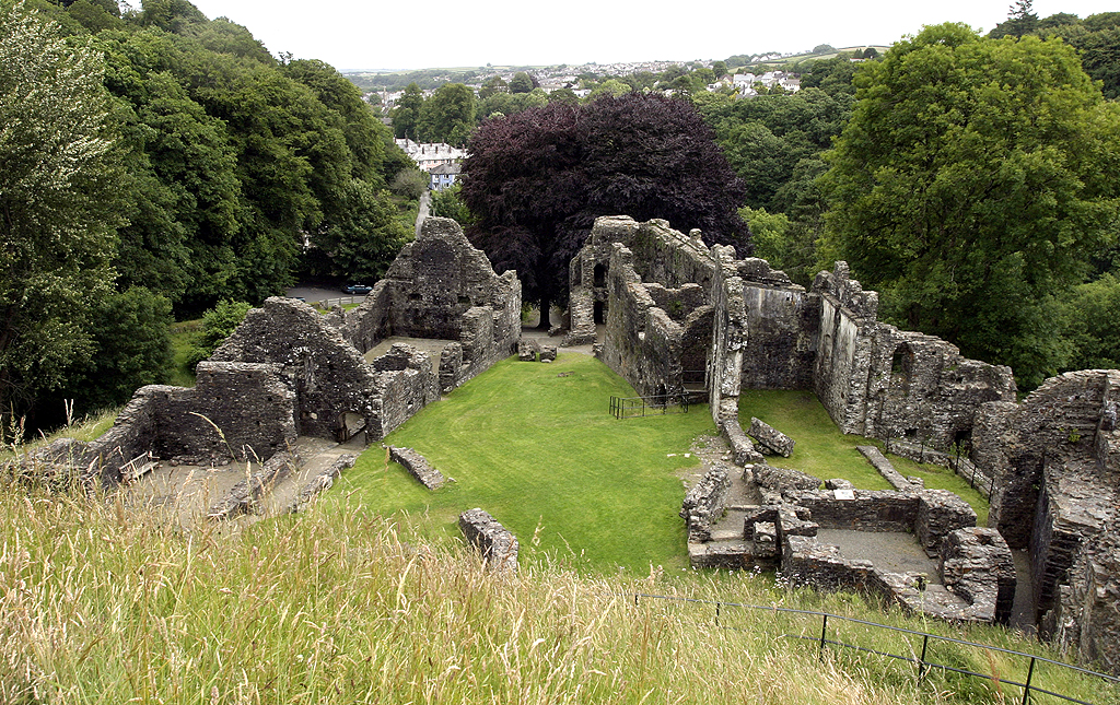 Okehampton Castle in Devon