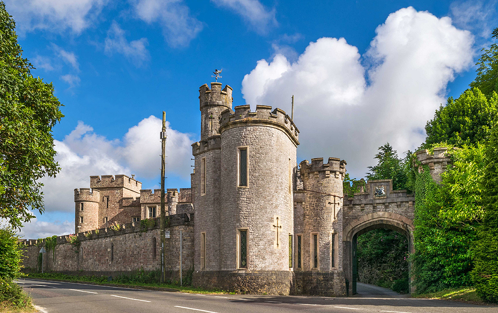 Banwell Castle in Somerset