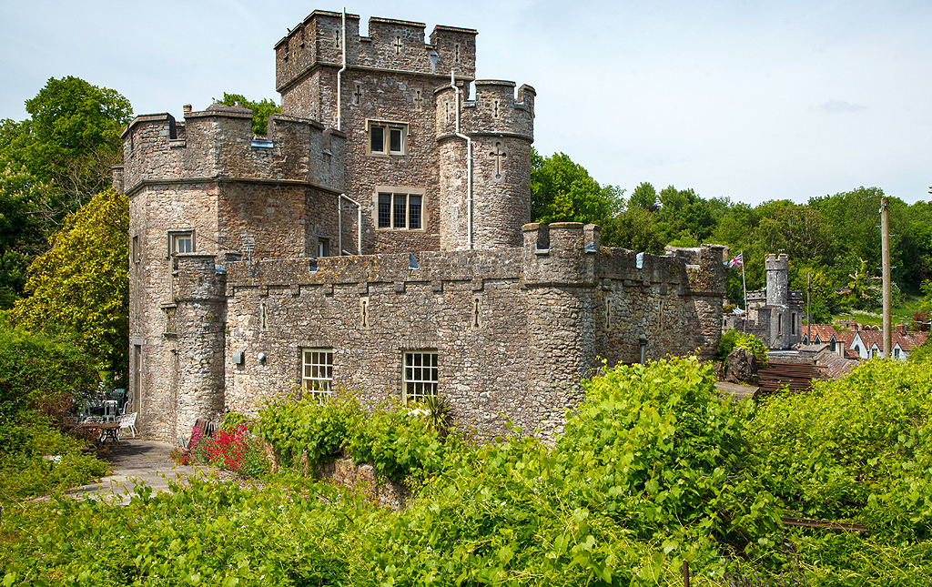 Banwell Castle in Somerset