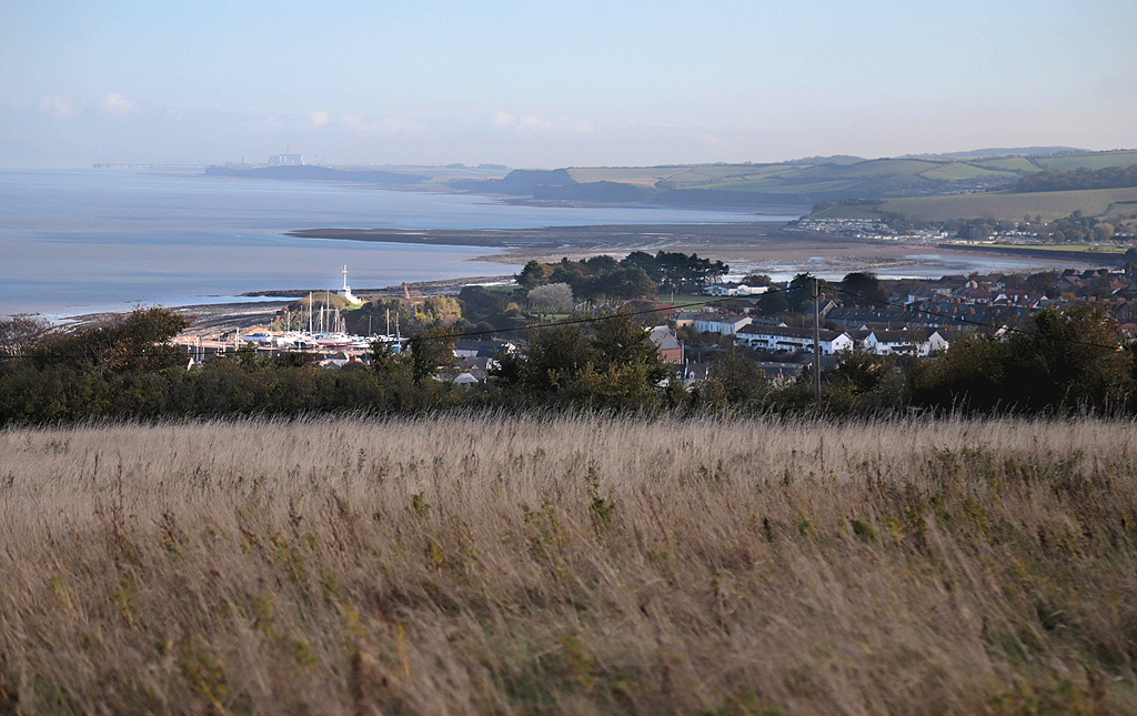 Overlooking Watchet in Somerset, close to Daws Castle