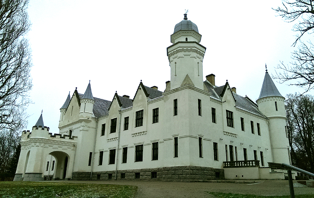 East wing, or right wing, of Alatskivi Manor, Estonia