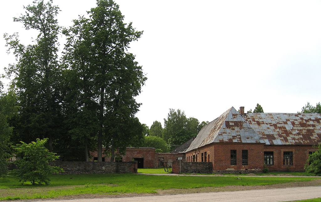 Outbuildings at Alatskivi Manor in Tartumaa, Estonia