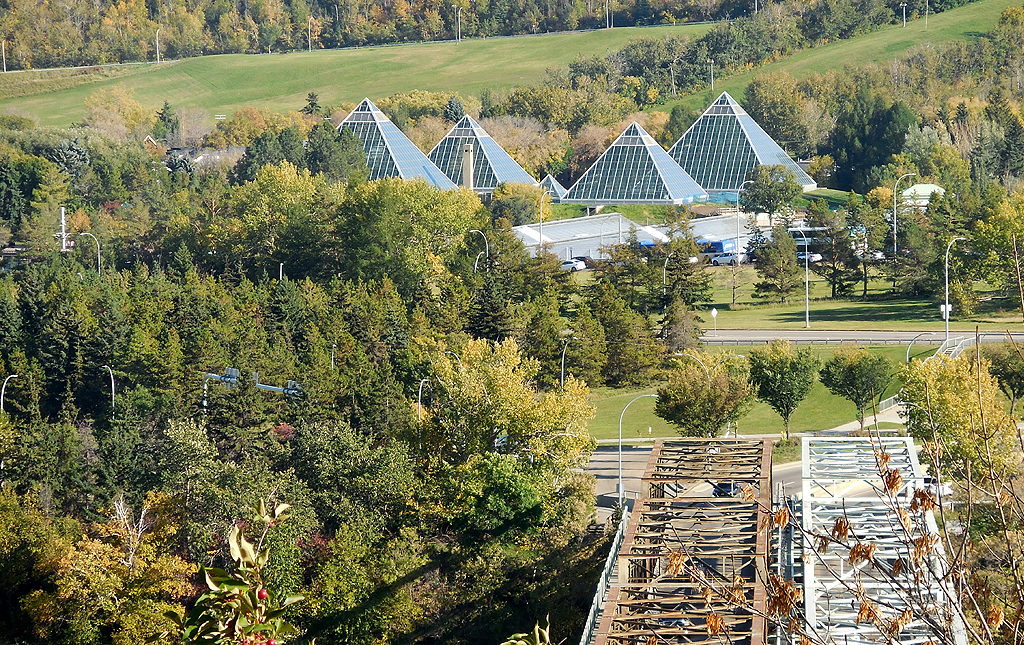 Edmonton's river valley, by P L Kessler