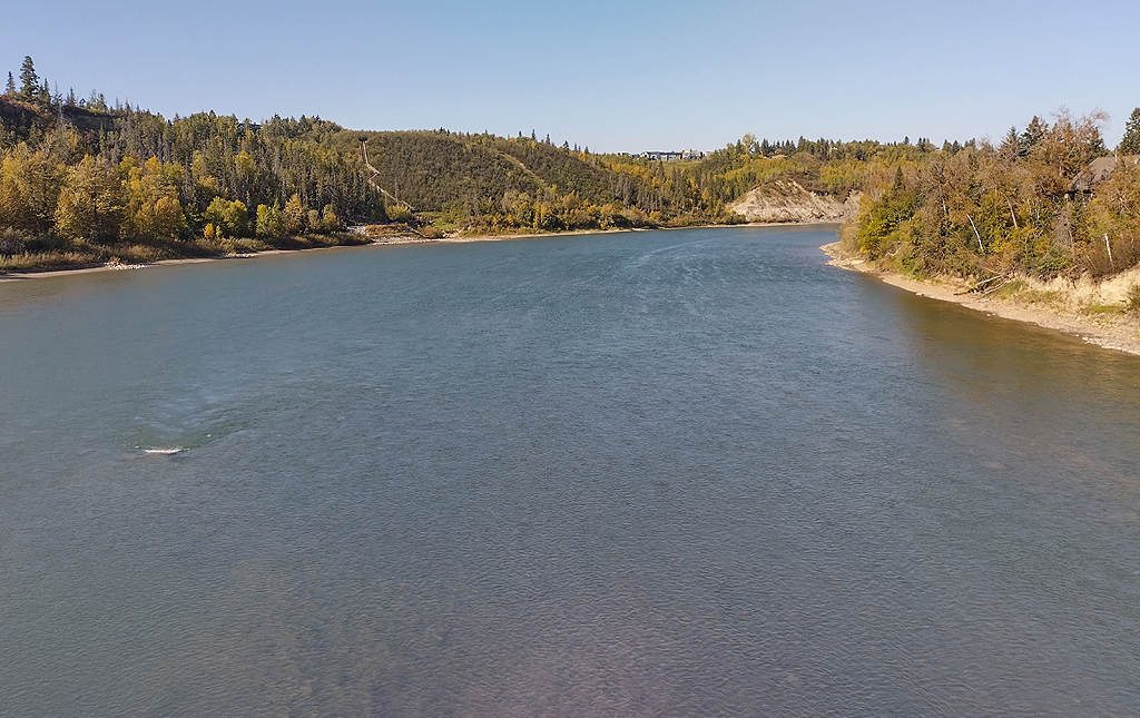 Edmonton's river valley, by P L Kessler
