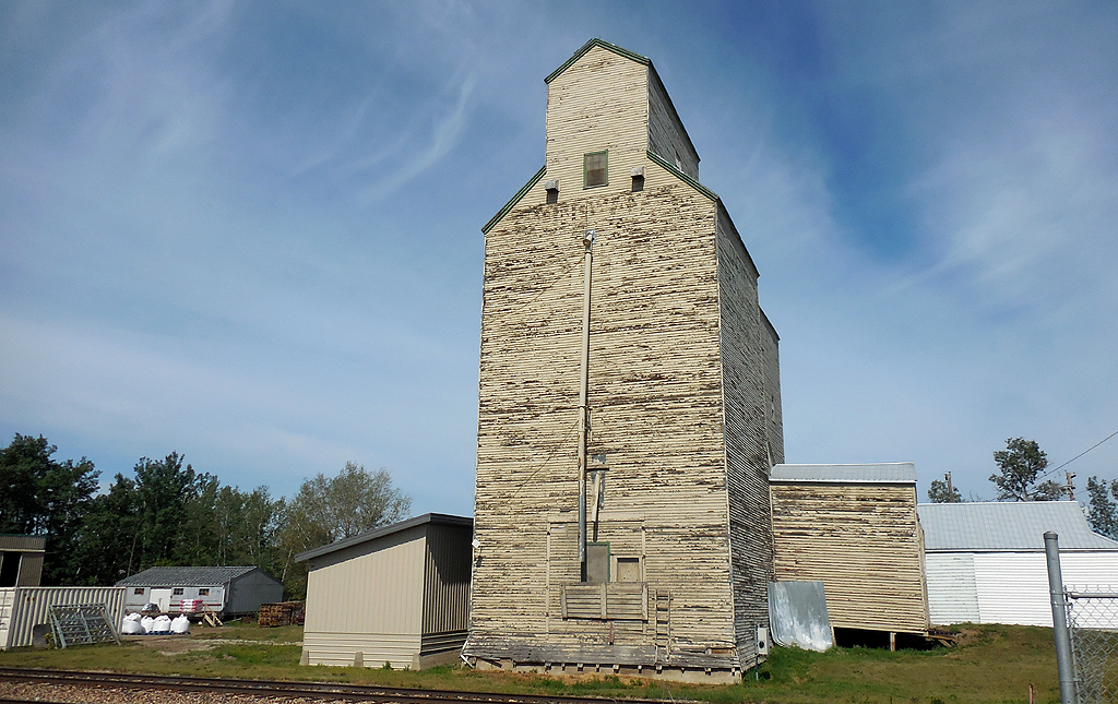 Onoway grain elevator in Alberta, Canada
