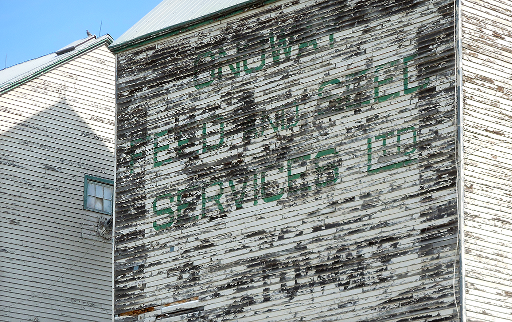 Onoway grain elevator in Alberta, Canada