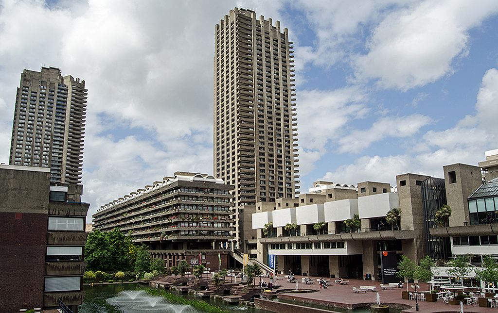 Silver Street / St Olave's Church, The Barbican, London