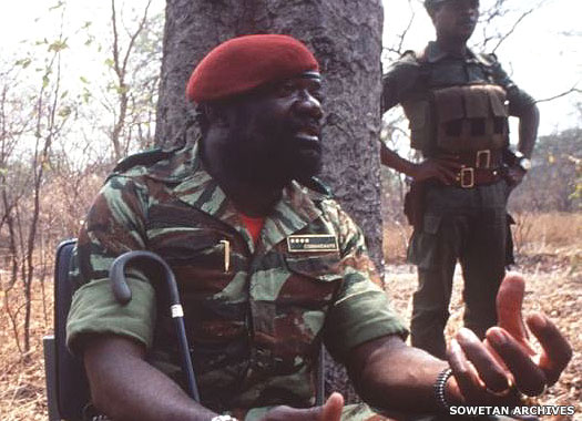 Unita leader, Jonas Savimbi