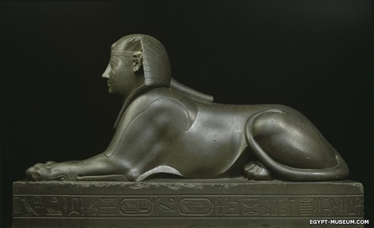 A sphinx of Nepherites (I) of Egypt