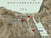 Bawiti is south-west of Cairo
