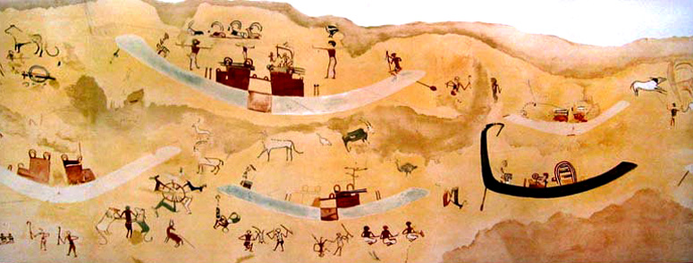 Naqada II Period Painted Tomb