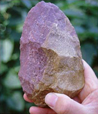 Homo heidelbergensis stone tool