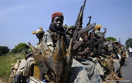 Soldiers in Central African Republic