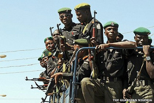 Nigerian peacekeeping forces in Liberia in 2003