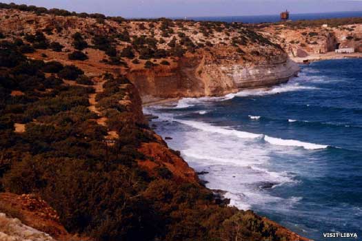 Libyan coastline
