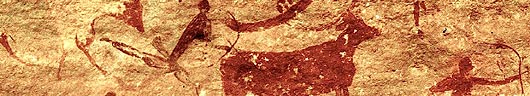 Neolithic rock art in Tassili n'Ajjer National Park, Sahara