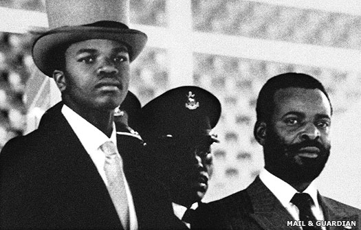 King Mswati III of Swaziland in 1986