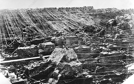 A diamond mine in South Africa in 1872