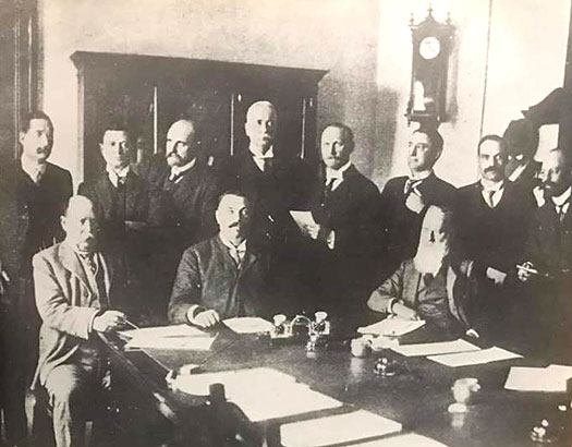 The formation in 1910 of the Union of South Africa