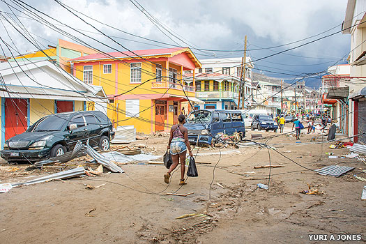 Hurricane Maria's aftermath on Dominica