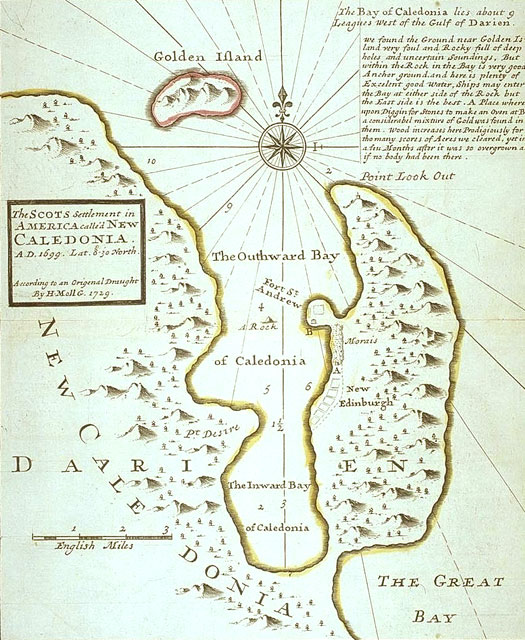 Map of the Darien Venture Colony