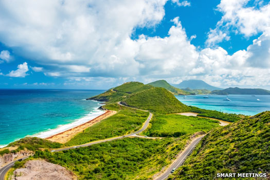 St Kitts and Nevis in the Caribbean