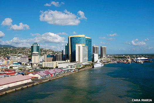 Port of Spain, capital of the Caribbean island of Trinidad