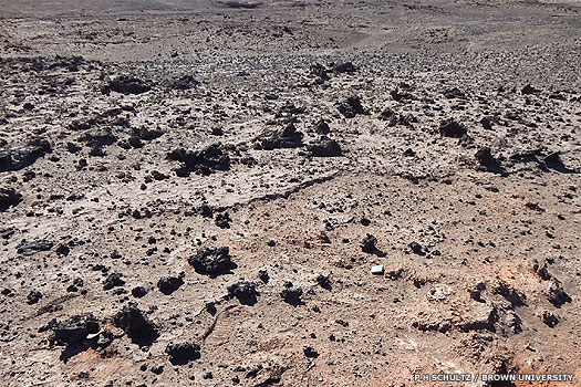 Comet debris in Chile's Atacama Desert