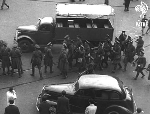 Pathe News clip covering the Revolution of '43 in Argentine