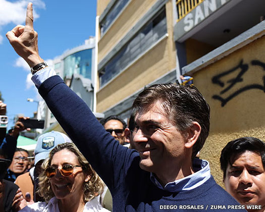President of Bolivia, Rodrigo Paz Pereira